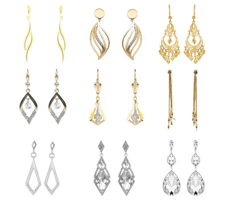 Boucle d'oreille pendante